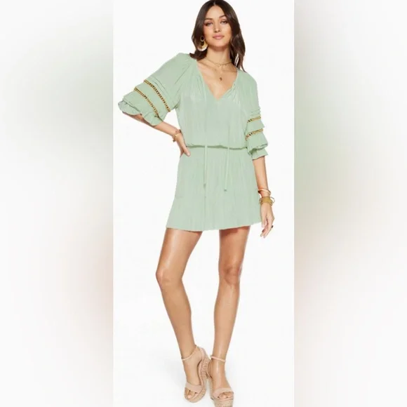 Ramy Brook | Dresses | Ramy Brook Randi Mini Dress Seafoam Green Medium New  With Tags | Poshmark